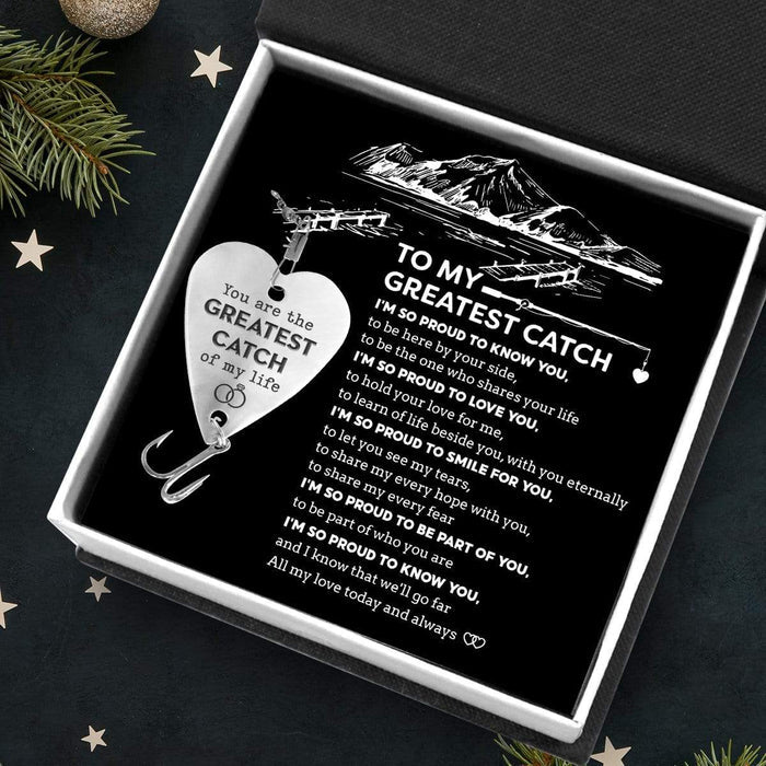 Heart Fishing Lure - To My Greatest Catch - All My Love Today And Always - Gfc24002