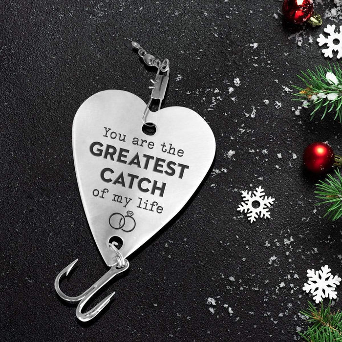 Heart Fishing Lure - To My Greatest Catch - All My Love Today And Always - Gfc24002