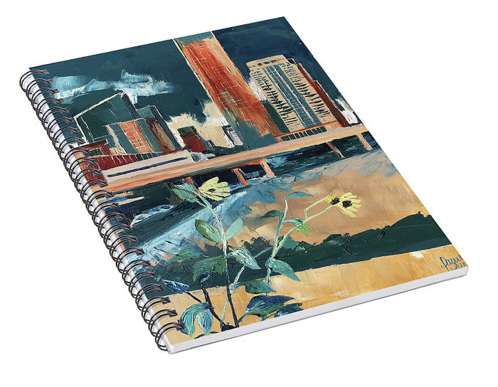 Helianthus Giganteus - Spiral Notebook