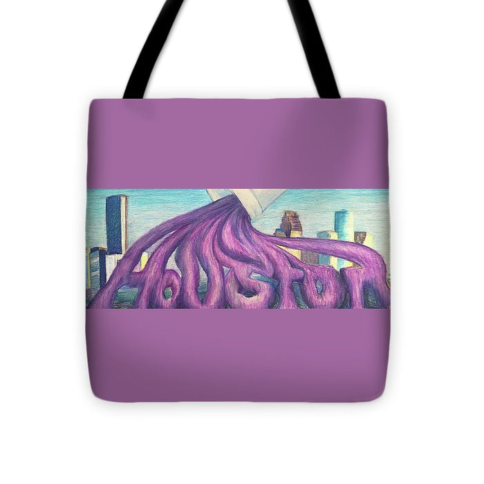Houston Purple Pour - Tote Bag
