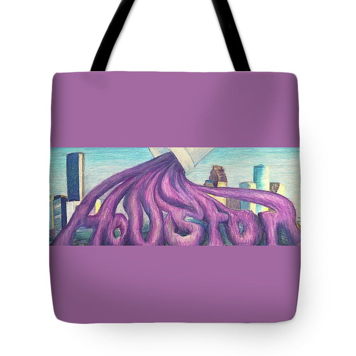 Houston Purple Pour - Tote Bag
