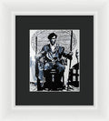 Huey Newton Minister of Defense Black Panther Party - Framed Print