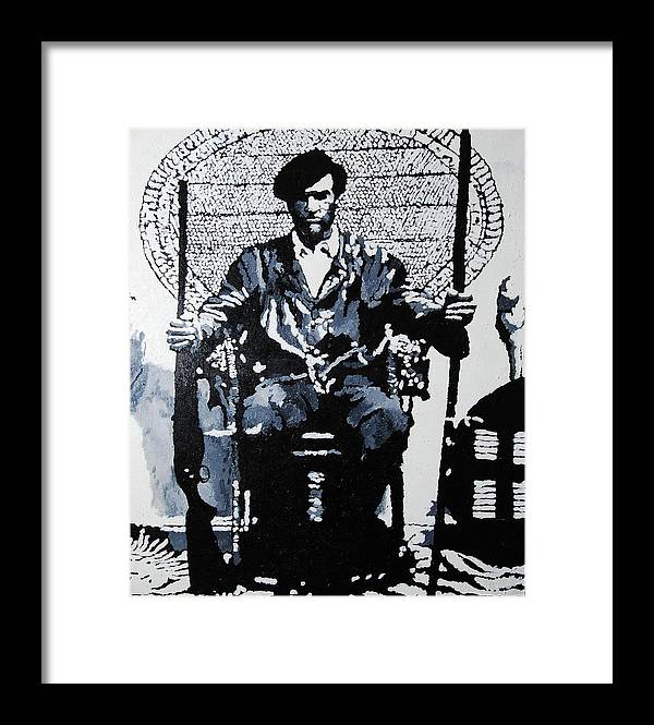 Huey Newton Minister of Defense Black Panther Party - Framed Print
