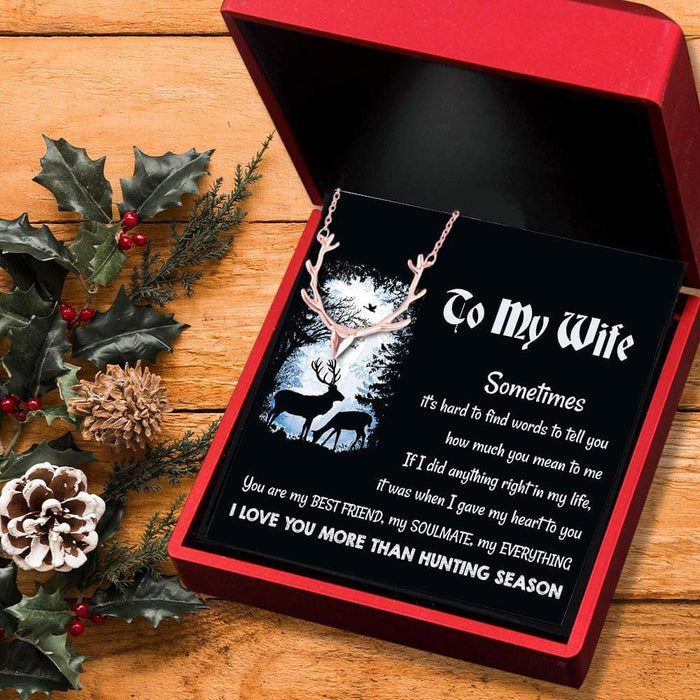 Hunter Necklace - Hunting - To My Future Wife - You Are My Everything - Gnt25015