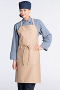 Uncommon Threads Khaki Bib Apron (3 Patch Pockets)