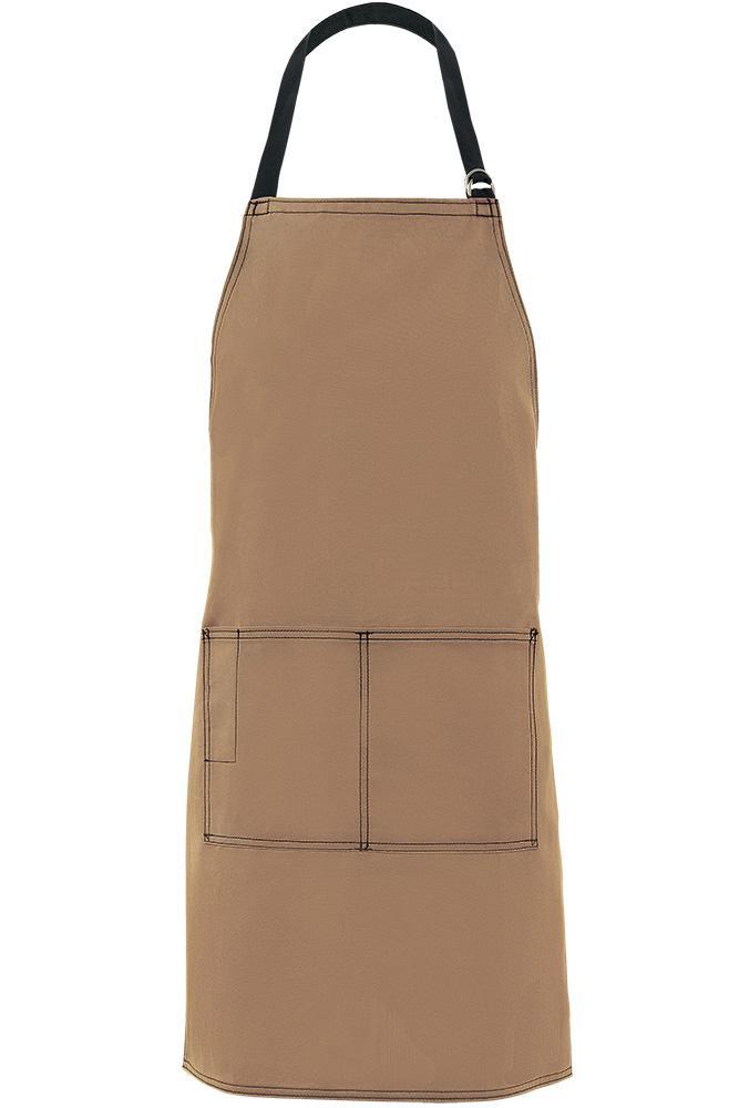 Fame Khaki City Market Everyday Long Bib Apron