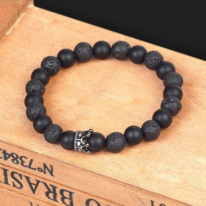 King & Queen Couple Bracelets - Biker - To My Husband - I Love You - Gbae14003