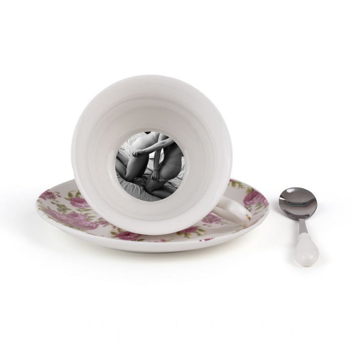 Lady Tarin Rose Teacup & Saucer Sets