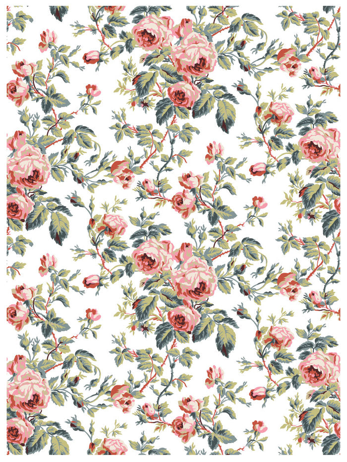 Lattice Rose  IOD Paint Inlay