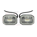 LED Marker Lamps for Aspock Flexipoint - White/Amber - Pack of 2
