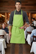 Fame Lime Butcher Adjustable Apron (2 Pockets)