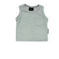 Little Bipsy | Light Blue Ribbed Tank Top | 0-3M