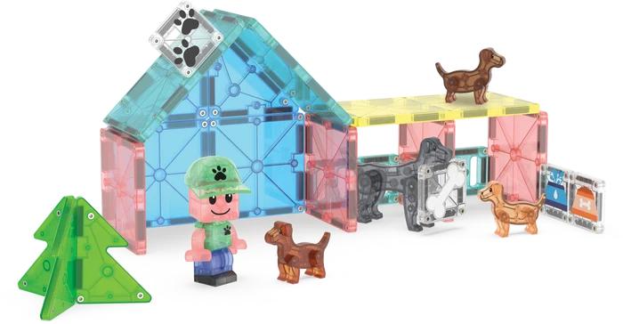 Magna-Tiles Puppy Park™ 27 Piece Set
