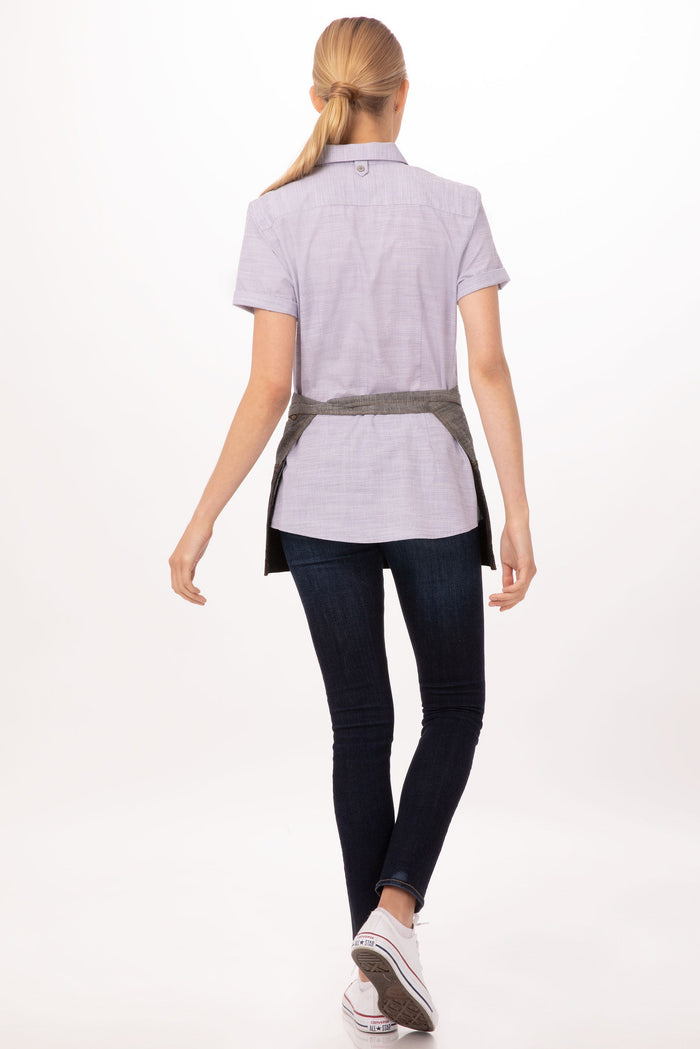 Chef Works Manhattan Black Denim Waist Apron