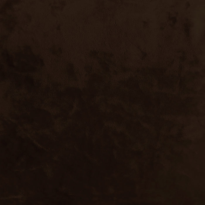 Mariah Velvet Upholstered Accent Chair - Mocha Brown features a luxurious, slightly mottled dark-brown texture, reminiscent of leather or suede, highlighting its elegant and timeless design.