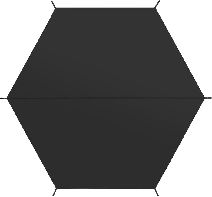 MASTERCANOPY Hexagonal Camping Tent Footprint 10x10