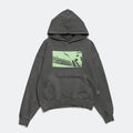Mens La Carrera Hoodie - Washed Black