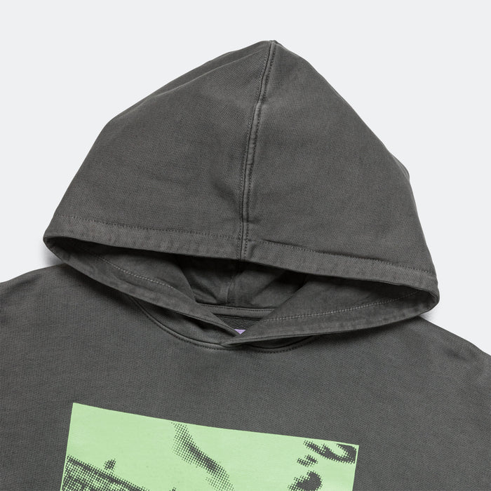Mens La Carrera Hoodie - Washed Black