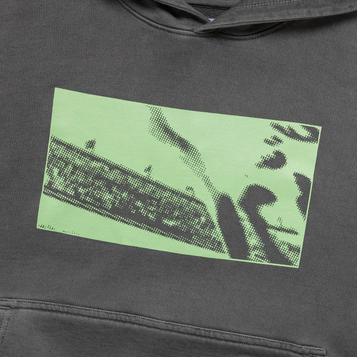 Mens La Carrera Hoodie - Washed Black