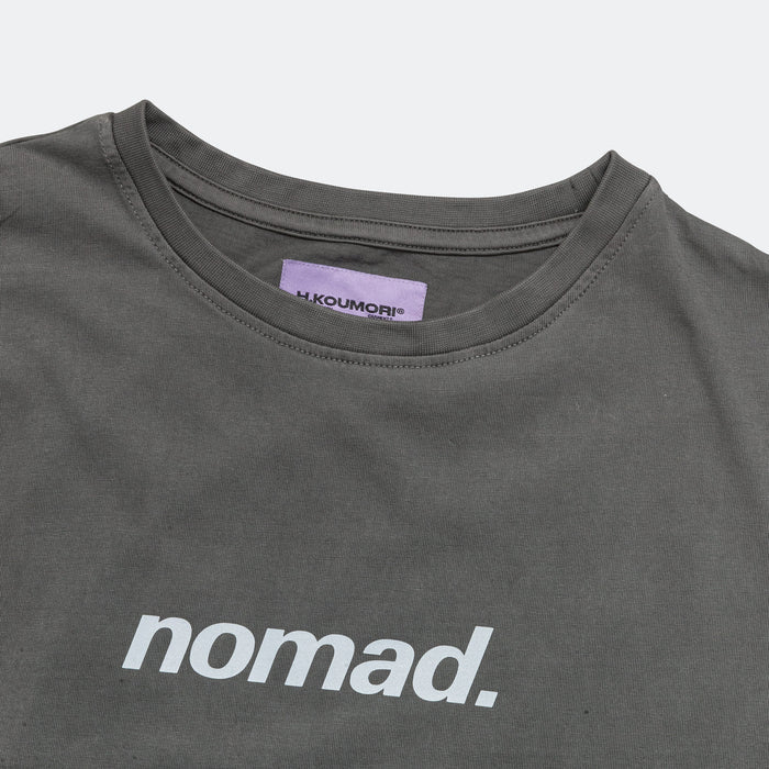 Mens Nomad Muscle Tee - Washed Black