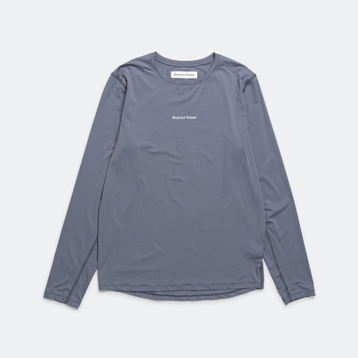 Mens Ultralight Aloe Long Sleeve Tee - Marine