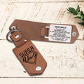 Message Leather Keychain - Family - To My Uncle - I Love You - Gkeq29002