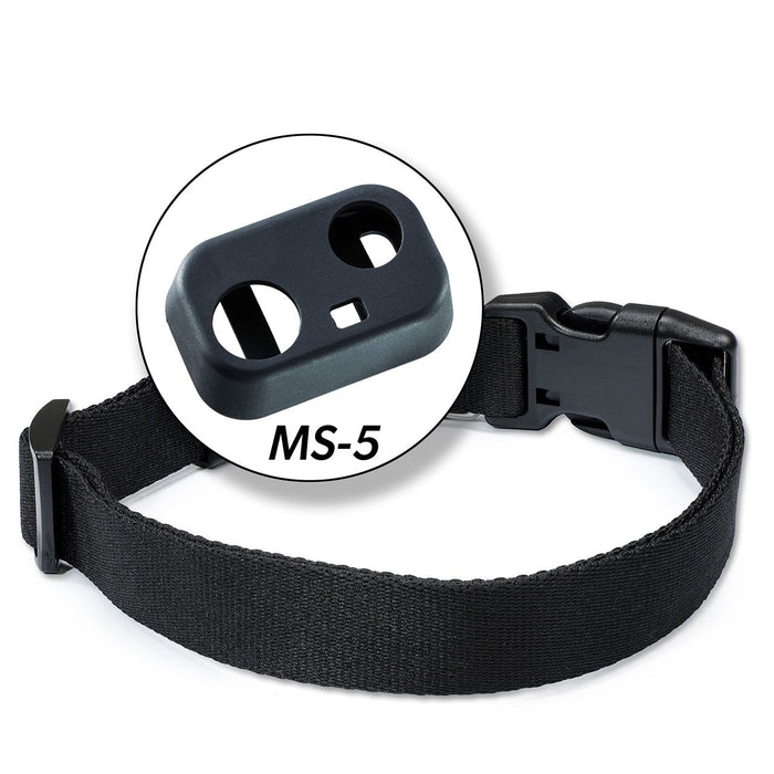 MS-5 UPGRADE KIT: 'SOLID BLACK' DELUXE COLLAR + MS-5 Boot - Large