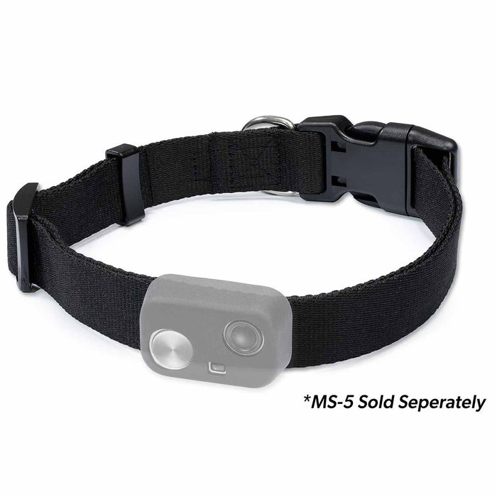 MS-5 UPGRADE KIT: 'SOLID BLACK' DELUXE COLLAR + MS-5 Boot - Large