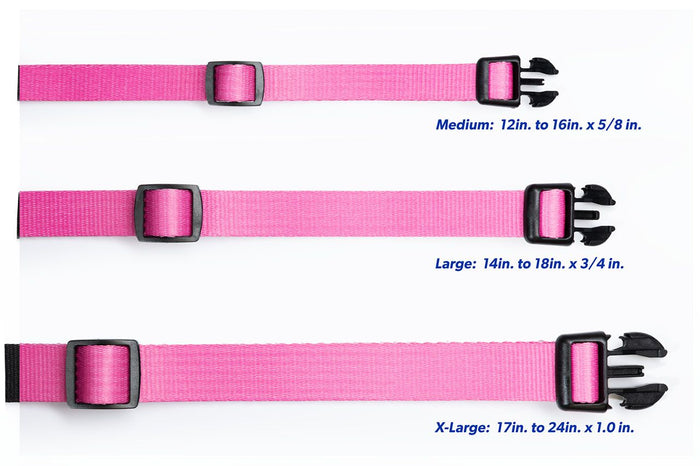 MS-5 UPGRADE KIT: 'SOLID PINK' DELUXE COLLAR + MS-5 Boot - Extra Large