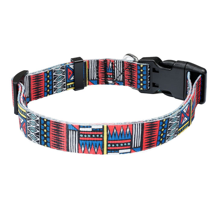 MS-5 UPGRADE KIT: 'TRIBAL' PATTERN DELUXE COLLAR + MS-5 Boot - Large