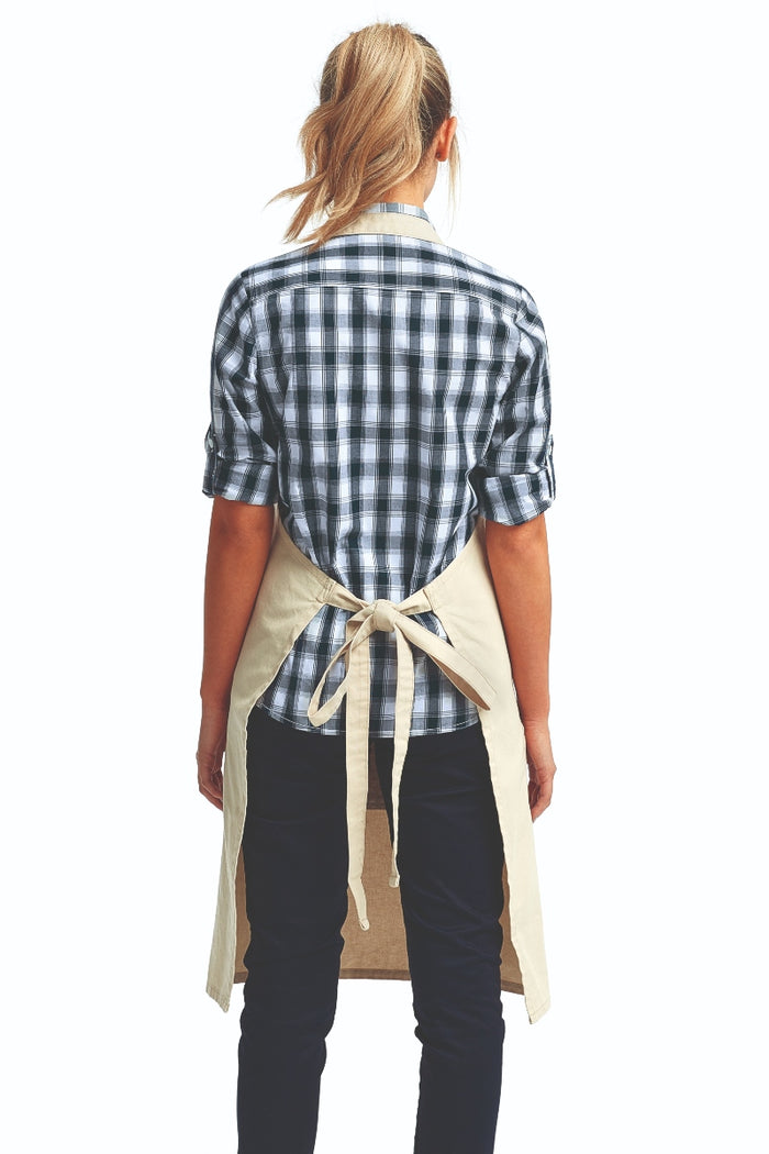 Artisan Collection by Reprime Natural "Calibre" Bib Adjustable Apron (4 Pocket Pouch)