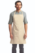 Artisan Collection by Reprime Natural Sustainable Bib Apron (No Pockets)