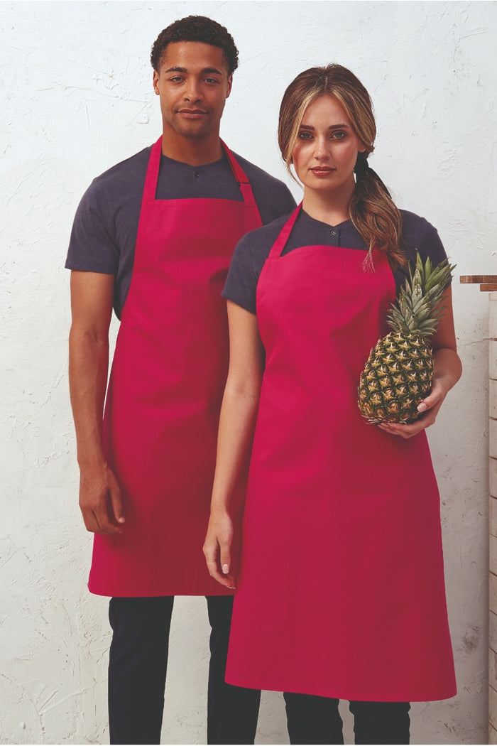 Artisan Collection by Reprime Natural Sustainable Bib Apron (No Pockets)