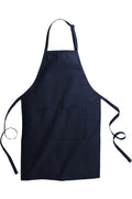 Edwards Navy Butcher Apron (2 Pockets)