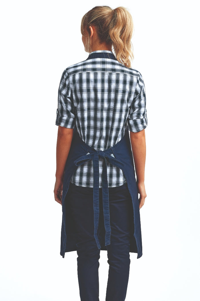 Artisan Collection by Reprime Navy "Calibre" Bib Adjustable Apron (4 Pocket Pouch)