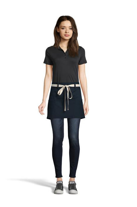 UT Black Collection Navy / Natural - Beltway Waist Apron (3 Pocket)