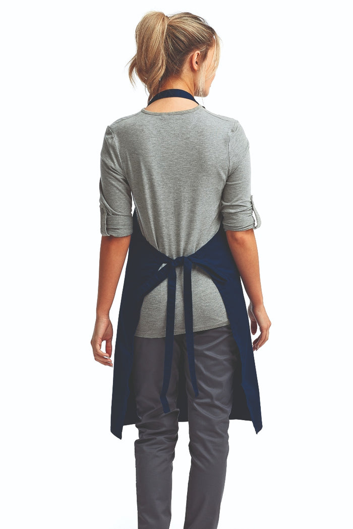 Artisan Collection by Reprime Navy Sustainable Bib Apron (No Pockets)