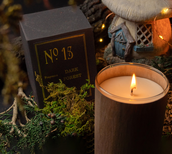 No. 15 Dark Forest Wood Candle