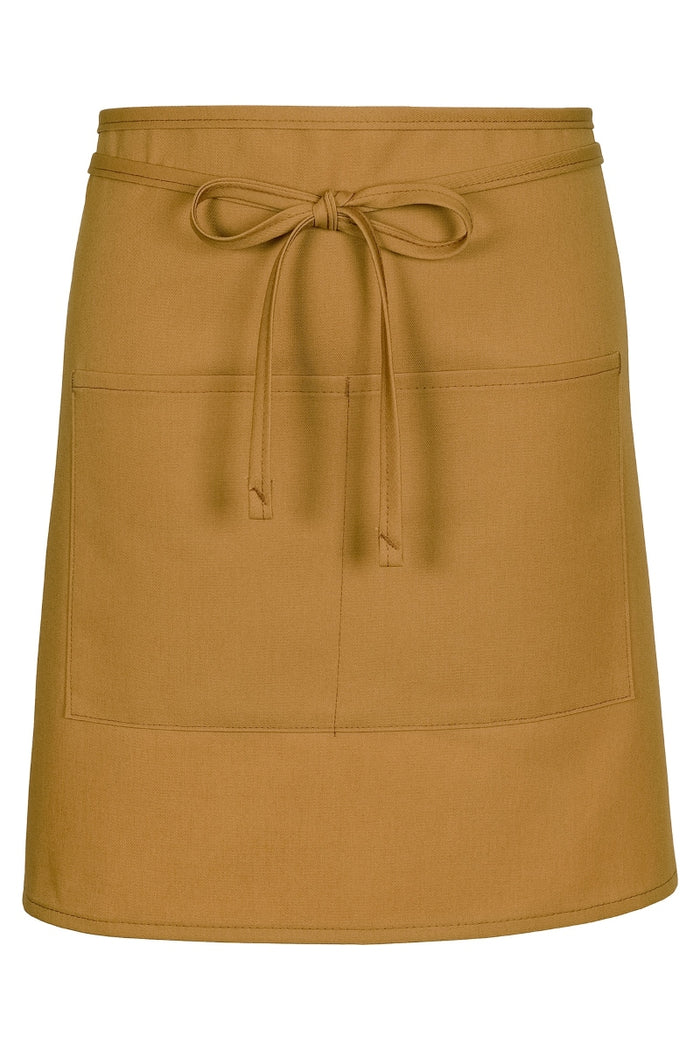 Fame Nutmeg Half Bistro Apron (2 Pockets)