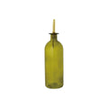 Olive Glass 16oz Oil Cruet - Madison's Niche