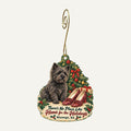 OZ Museum Christmas custom wood ornament OC129 hanging on hook