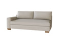 PB Big Sur Square Arm Left Arm Loveseat Cover, PB Big Sur sectional components slipcover - LindaKale