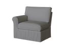 PB Buchanan Roll Arm Left Arm Chair Cover, PB Buchanan sectional components slipcover - LindaKale