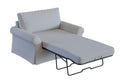 PB Buchanan Roll Arm Twin Sleeper Sofa Cover, Box Edge 58" - LindaKale