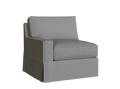 PB Buchanan Square Arm Left Arm Chair Cover, PB Buchanan sectional components slipcover - LindaKale