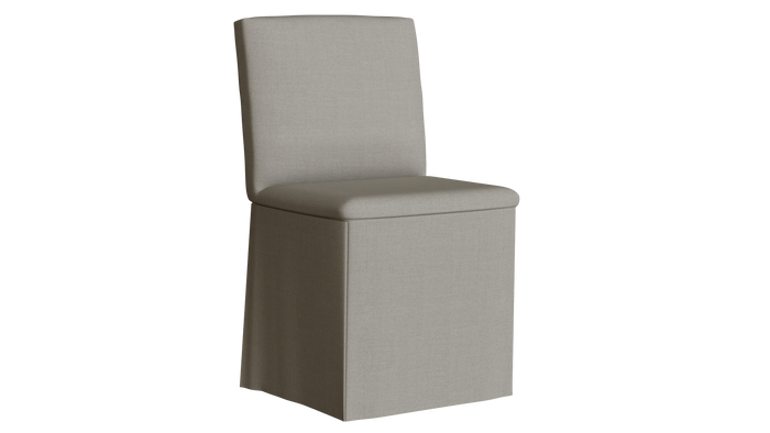 PB Classic Dining Chair Slipcover, Long Slipcover - LindaKale