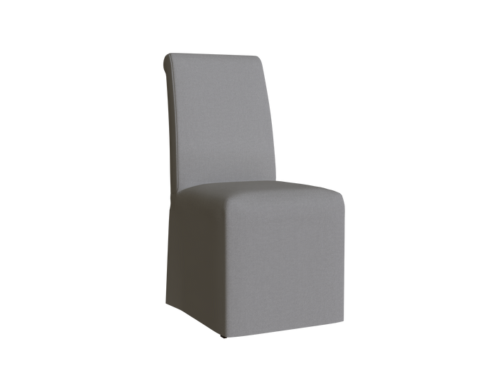 PB Comfort Roll Dining Chair Cover, Long Slipcover - LindaKale