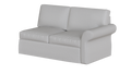 PB Pearce Roll Arm Sectional Slipcover