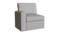 PB Pearce Square Arm Left Arm Chair Cover, PB Pearce sectional components slipcover - LindaKale