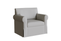 PB York Roll Arm Chair And A Half Slipcover 48.5" - LindaKale